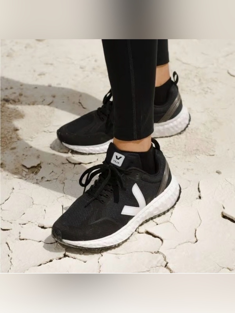 Veja Condor Black and White Women's Athletic Sneakers